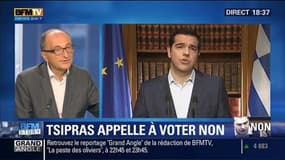 Référendum en Grèce (2/2): Alexis Tsipras appelle à voter "non" pour maintenir la pression sur l'Eurogroupe