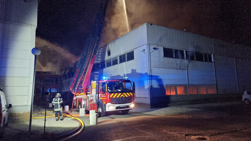 L'incendie s'est déclaré dans la nuit de dimanche à lundi à Villeurbanne.