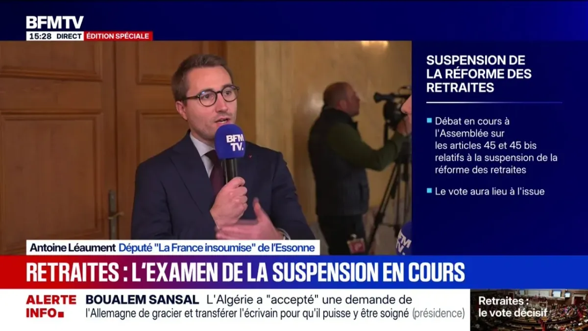 Suspension de la réforme des retraites: 