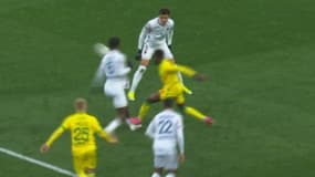 La grosse faute de Bénie Traoré lors de Nantes-Clermont, le 14 janvier 2024 en Ligue 1