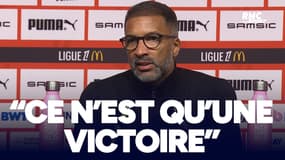 Rennes 1-0 Strasbourg : "Ce n'est qu'une victoire, on va continuer à travailler" tempère Beye
