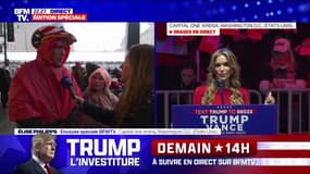 "On a entendu que c'était fermé, que c'était plein": ces Américains ont dû quitter la file pour rentrer dans la Capital One Arena pour le dernier meeting de Donald Trump 
