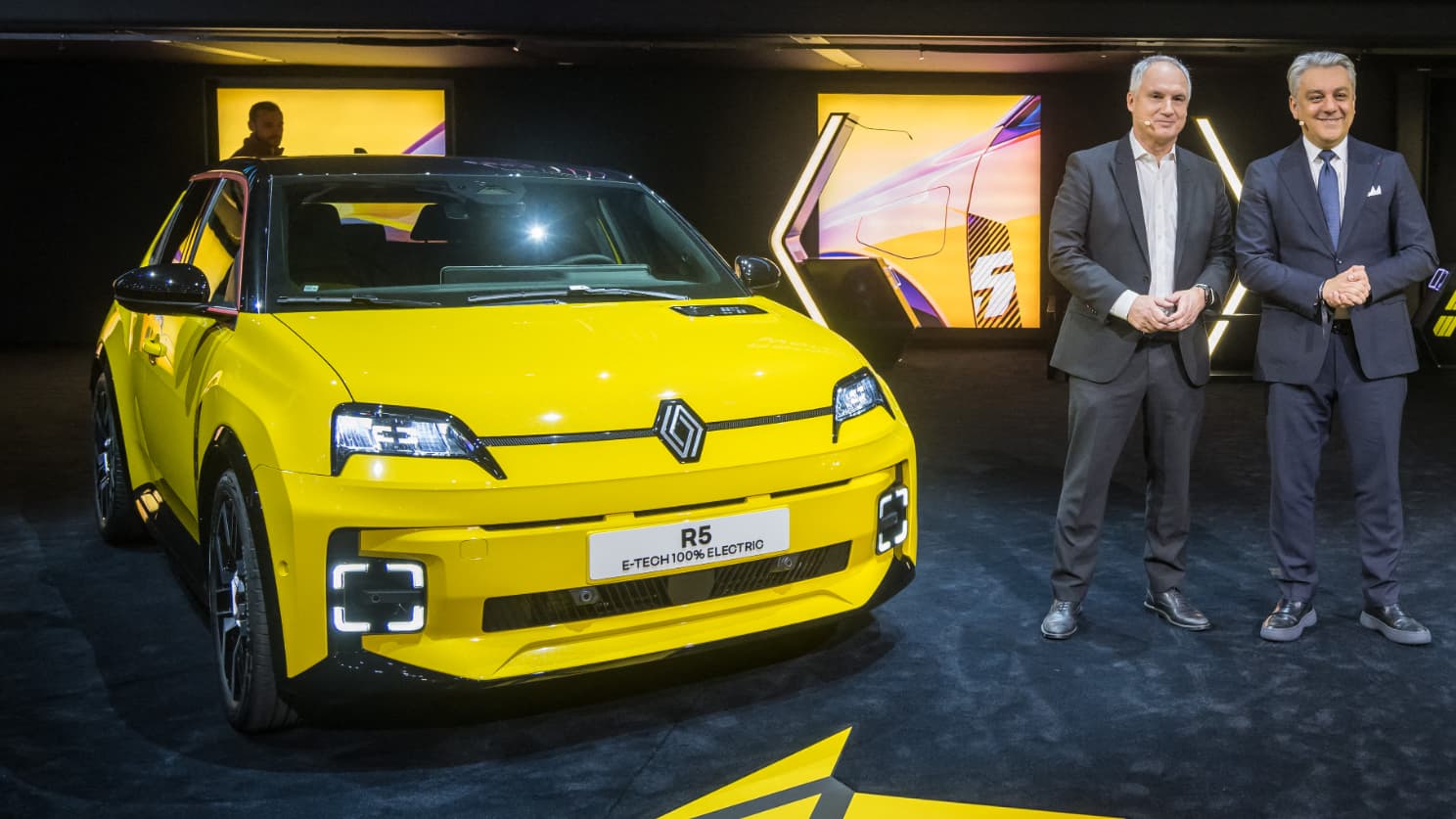 Renault présente sa R5 électrique, colorée, ambitieuse et produite en ...