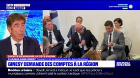Région Provence-Alpes-Côte d'Azur: Charles-Ange Ginésy n'a "jamais entendu parler de ce 65 millions d'euros" de subventions