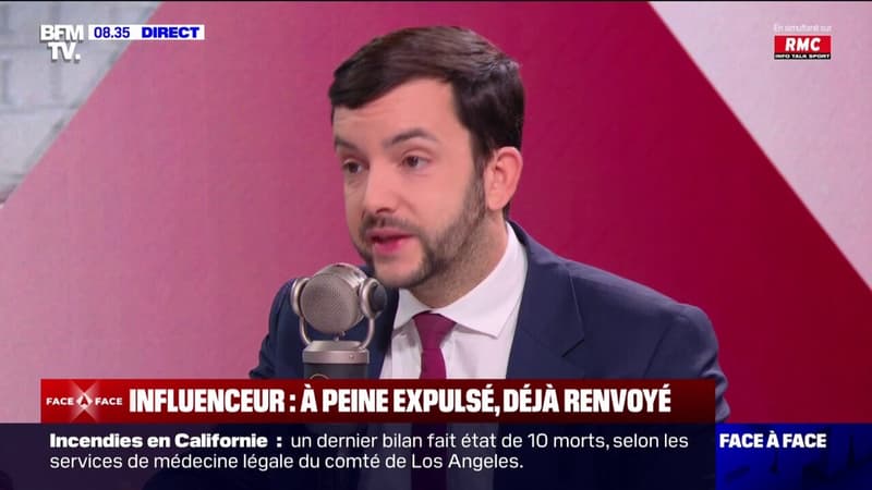 Influenceur algérien renvoyé en France: 