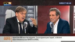 Alain Finkielkraut face à Jean-Jacques Bourdin en direct