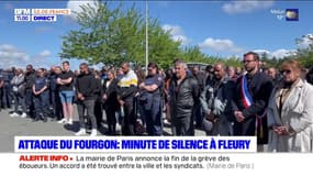 Attaque mortelle d'un fourgon pénitentiaire dans l'Eure: une minute de silence à Fleury-Mérogis