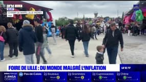 Foire de Lille: du monde malgré l'inflation et la météo maussade