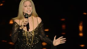 Barbra Streisand sur scène en février 2013