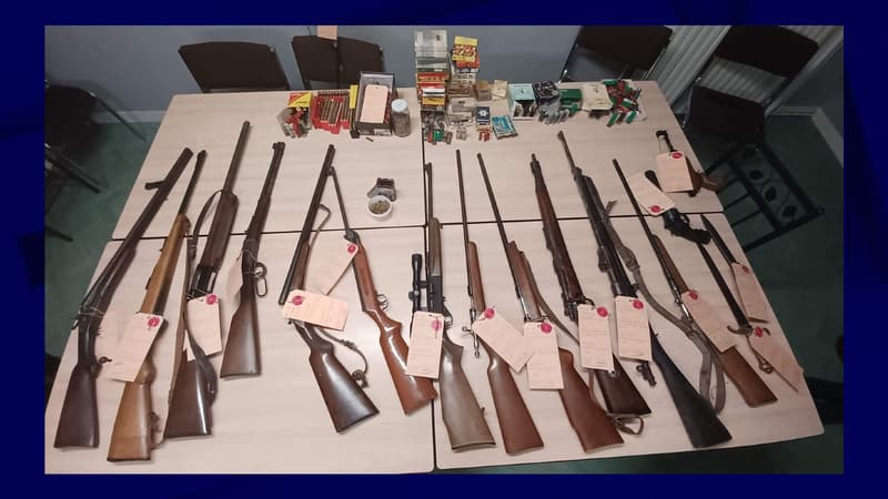 Une dizaine d'armes à feu ont été découvert au domicile d'un couple à Vrigne-aux-Bois, dans les Ardennes