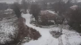Vaucluse : forte chute de neige à Sorgues - Témoins BFMTV