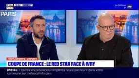 "Un match assez dur": Vincent Bordot, entraîneur du Red Star Football Club, revient la qualification en Coupe de France