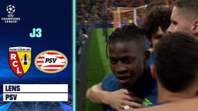 Lens - PSV : Le joli but de Bakayoko qui punit les Lensois (0-1)