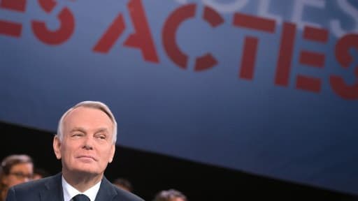 Jean-Marc Ayrault, jeudi soir, sur le plateau de l'émission "Des paroles et des actes"