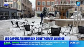 Les Gapençais heureux de retrouver la neige ❄️