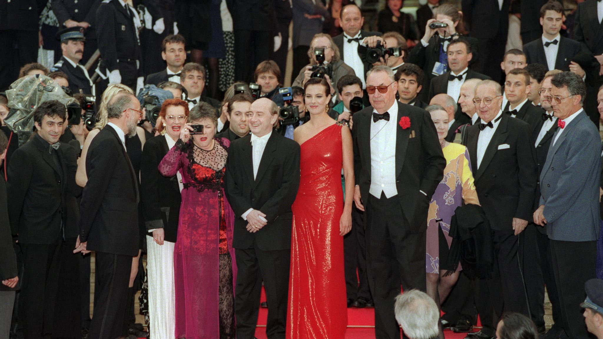 L'équipe de "Grosse fatigue" au Festival de Cannes 1994 L'équipe de "Grosse fatigue" au Festival de Cannes 1994