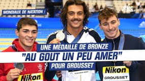 Mondiaux de natation (50m papillon) : Une médaille de bronze "au goût un peu amer" pour Grousset