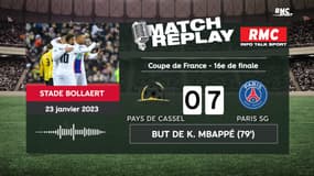 Pays de Cassel 0-7 PSG : Quintuplé de Mbappé, le PSG rejoint l'OM en 8es (commentaires RMC)