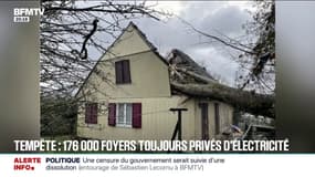 "La maison est coupée en deux par un arbre": dans l'Oise, une maison a été éventrée par un arbre après la tempête Goretti