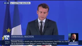 Le casting Macron