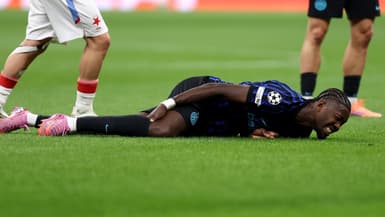 Marcus Thuram lors du match de Ligue des champions entre l'Inter et le Slavia Prague - le 30/09/2025