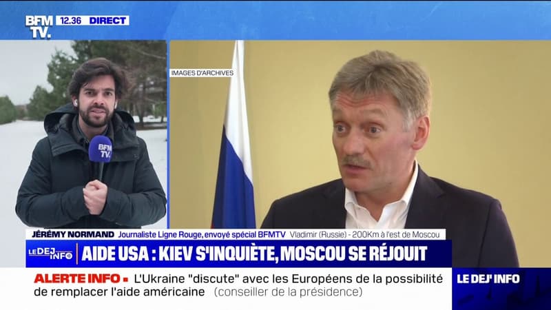 Suspension de l'aide américaine à l'Ukraine: le Kremlin salue la 