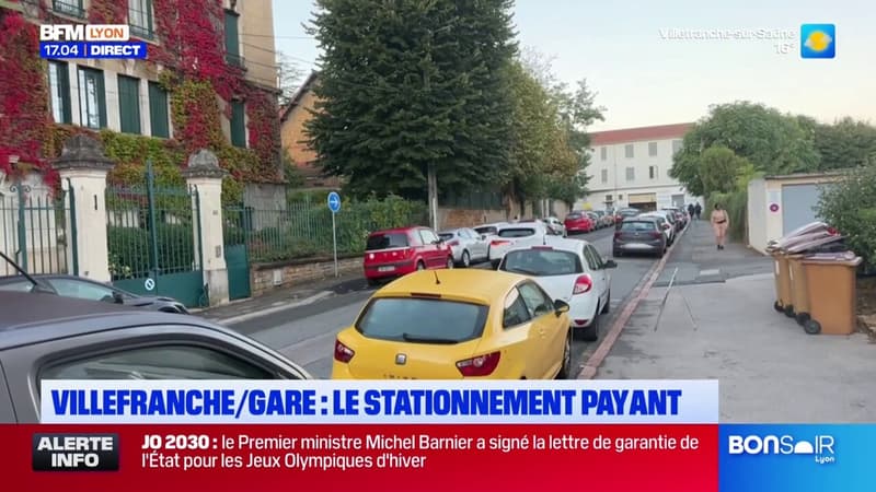 Gare de Villefranche-sur-Saône: certaines places des rues environnantes deviennent payantes