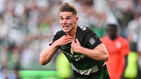Viktor Gyokeres avec le Sporting, le 17 mai 2025