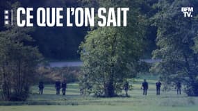 Des gendarmes recherchent Lina, autour de Saint-Blaise-la-Roche (Bas-Rhin), le 28 septembre 2023