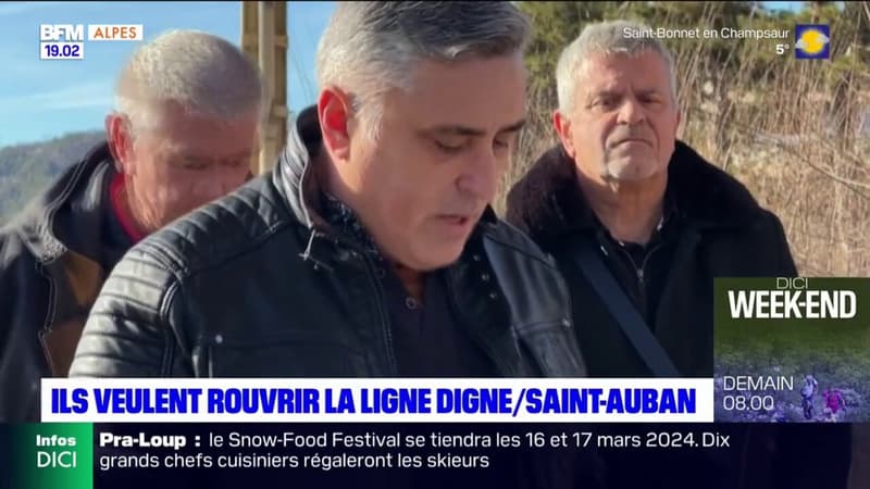 Digne/Saint-Auban: des habitants se battent pour rouvrir la ligne SNCF 