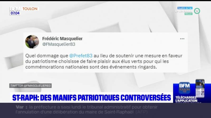 Var: des manifestations patriotiques controversées à Saint-Raphaël