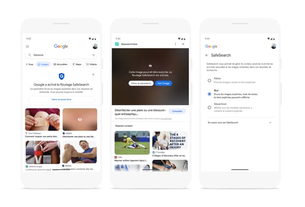 Le mode SafeSearch renforcé de Google