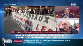 Usine de Blanquefort: "Ça fait des années que Ford se fout de la gueule du monde" accuse P. Poutou