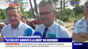 Incendies en Gironde: "La situation s'est aggravée pendant la nuit", affirme le sous-préfet d'Arcachon