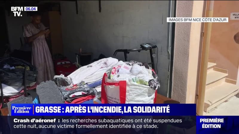 Après l'incendie mortel à Grasse, la solidarité s'organise auprès des rescapés