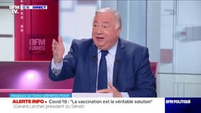 Gérard Larcher se dit "assez méfiant" à l'idée d'un passeport vaccinal