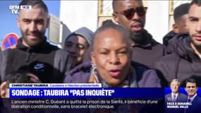 Christiane Taubira sur les sondages: "Ce n'est pas de nature à m'angoisser"