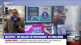 Le jackpot de l'Euromillions de 143 millions a été gagné en Belgique par…165 personnes 
