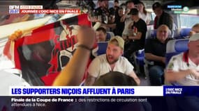 Finale de Coupe de France: les supporters niçois affluent à Paris