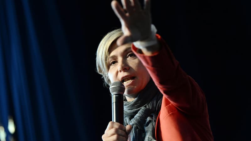 Valérie Pécresse lors du lancement de sa campagne à Rosny-sous-Bois.