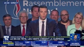 Élections européennes: "Le pouvoir en place subit ce soir un véritable échec" selon Jordan Bardella