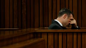 Oscar Pistorius lors de son procès, le 5 mars 2014.