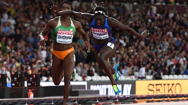 Teri Bowie championne du monde du 100m