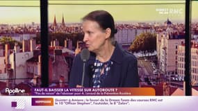 Anne Lavaud : "Nous ne militons pas pour la baisse de la vitesse sur l'autoroute."