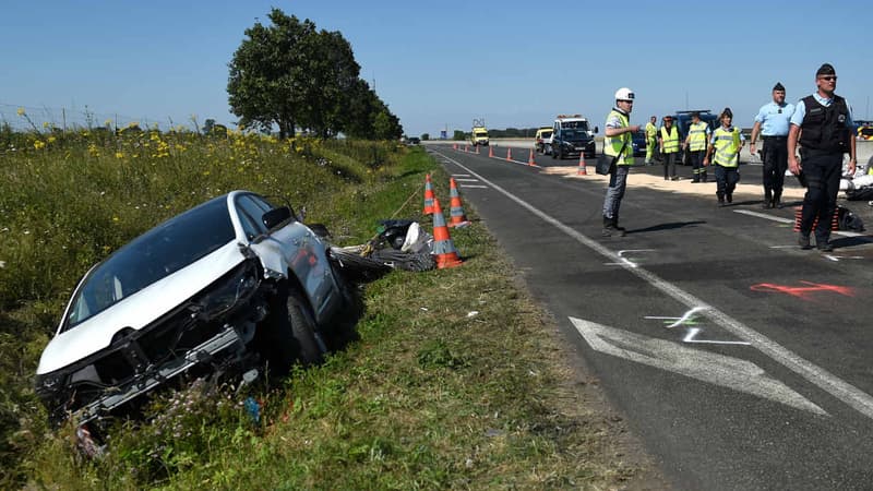 Le nombre de mort sur les routes en France métropolitaine est resté stable en juillet. 328 personnes ont perdu la vie le mois dernier.