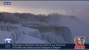 Les très belles images des chutes du Niagara sous la neige