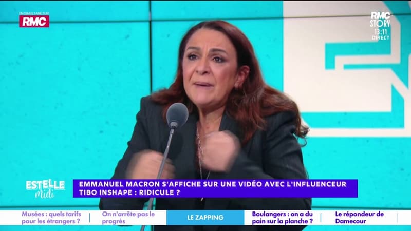 Emmanuel Macron s'affiche avec Tibo Inshape : "C'est d'une déconnexion hallucinante au regard de la souffrance des Français", s'indigne Yaël Mellul