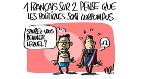 55% des Français pensent que la plupart des politiques sont corrompus.