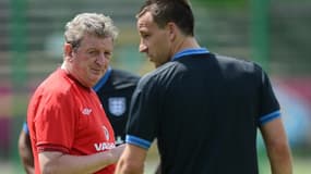 Roy Hodgson et John Terry. 