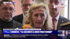 Principale menacée au couteau: selon Nicole Belloubet, "les procédures de sécurité ont bien fonctionné"